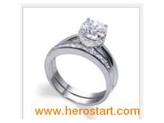 316L Stainless Steel Wedding Rings (RZ8014)图1