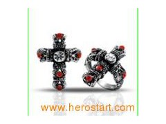 2012 New Design Cross Ring Jewellery (TPSR501)图1
