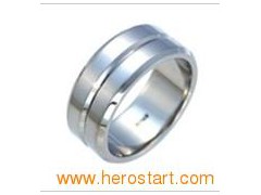 Stainless Steel Finger Band Ring (HXR412)图1