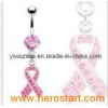 316L Steel Pink Navel Belly Body Piercing Jewelry (BCL-052815)