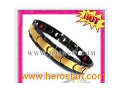 Magnetic Stainless Steel Bracelet Jewelry (OSB-028GB)图1