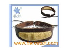 Leather Cuff Bracelet (GUS-LB-055)图1