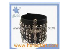 Novel Fashion Leather Bangles (GUS-LB-017)图1