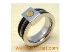 Fashion Men′s Stainless Steel Jewelry Ring (HXR442)图1