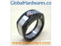 Stainless Steel Fashion Men Ring With Magnet (HXR465)图1