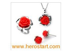 Stainless Steel Jewelry Set for Women (TPSS100)图1