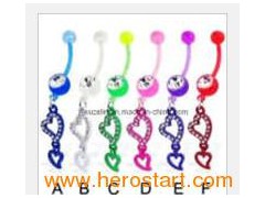 Acrylic Navel Belly Ring Piercing Jewelry (BCL-052604)图1