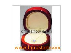 Red Round Fashion Jewelry Box图1