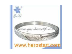 Fashion Bangles Silver With 925 Silver Color (CB-021S)图1