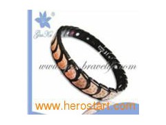 Fashion PVD Black Stainless Steel Bracelet (GUS-SB-051GB)图1