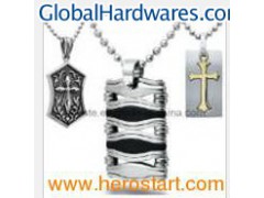 Fashion Dog Tag Style Stainless Steel Pendant Jewelry (PX1212)图1
