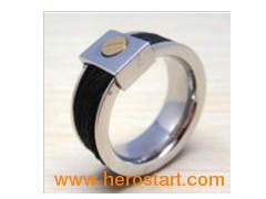 Fashion Men′s Stainless Steel Jewelry Ring (HXR445)图1