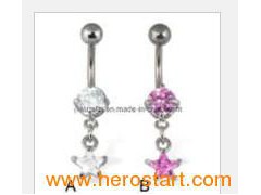 Navel Belly Ring Body Piercing Jewelry (BCL-052310)图1