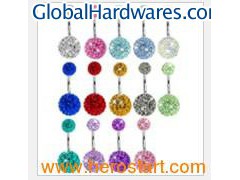 Colorful Navel Belly Button Ring Body Piercing Jewelry (NCL-051101)图1