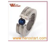 Fashionable Men′s Stainless Steel Ring (STR-191D)图1