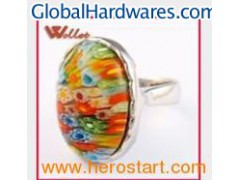 Color Glazed Stone Ring Jewelry (STR-1697)图1