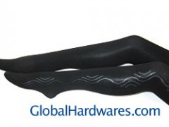 Fashion jacquard tights (ZX011 Wavy)图1
