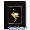 sell 24K gold foil Ostrich 3D picture