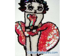 shining embroidered patch图1