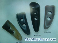 Polyester imitation ox horn button图1