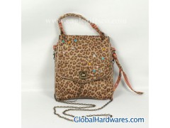 Faux suede handbag图1