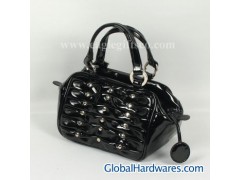 Glossy PU Handbag图1