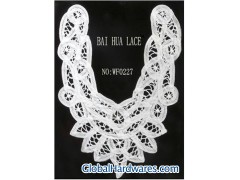 crochet lace for neck图1