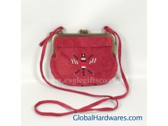 Faux suede hangbag图1