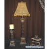 PRINCELY PALM TREE TABLE LAMP / CANDLE HOLDER / JEWELRY BOX