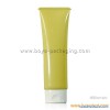 white plastic tube for cosmetic packing with pump