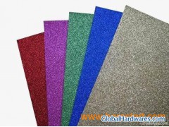 Glitter colored Eva Foam/sticky back eva foam图1