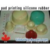 Silicone rubber for pad printing