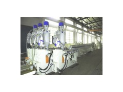 PE/PVC Double Wall Corrugated Pipe Production Line图1