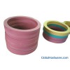 Rubber washer for steel-sheet-slitting machines