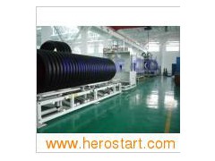 HDPE/PVC Double Wall Corrugated Pipe Extrusion Line图1