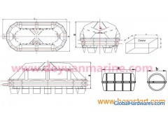 50 Person Self-Righting Inflatable Liferaft图1