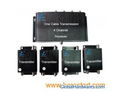 4-channel Coaxial Video multiplexer for Monitor Projects图1