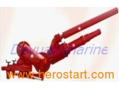 electric double pipe fire monitor图1