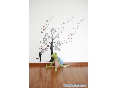 wall sticker & decal & chalkboard vinyl & velvet vinyl & glow vinyl图1