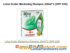 Lotus Dcolor Blackening Shampoo 200ml*2 (DPP-028)图1