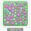 3D Nail sticker 3DR-415