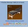 4-Section Massage Table (6 cm foam)