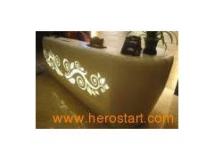 Artificial Marble Beauty Salon Reception Desks (KKR-RD1)图1