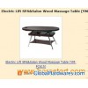 Electric Lift SPA&Salon Wood Massage Table (YM-FC615)