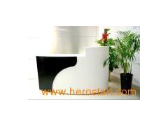 CE/ SGS Approved Solid Surface Reception Desk图1