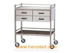 Medical Trolley (Stainless Steel)图1
