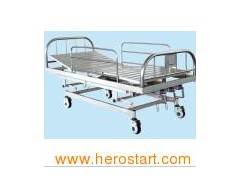 Thr-MB03ss Stainless Steel 3 Function Manual Hospital Bed图1