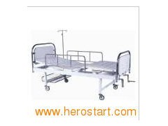 Thr-Chb-18 Hospital Double-Crank Manual Bed图1