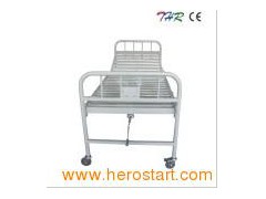 Single-Crank Steel Hospital Manual Bed图1