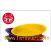 Plastic Mould Toy, Fruit Dish, Multicolor Round Plastic Food Dish (ZH-ET009)